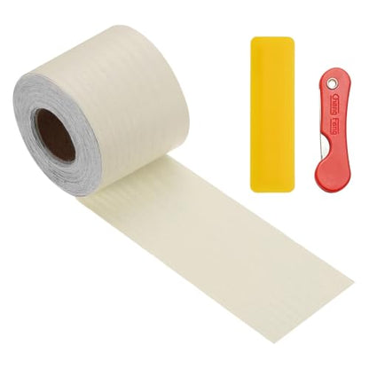 uxcell Wood Grain Repair Tape,2" x33ft Grain Repair Patch,Cream Wood - color: Cream Wood, size: 2 Inch x 33 ft