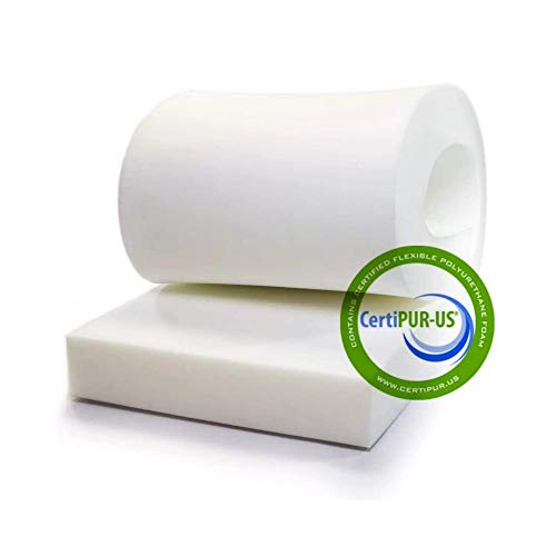 RaceCityFoam High Density Upholstery Foam (Semi Firm) 36 ILD - 4"x22"x80" - size: 4"T x 22"W x 80"L