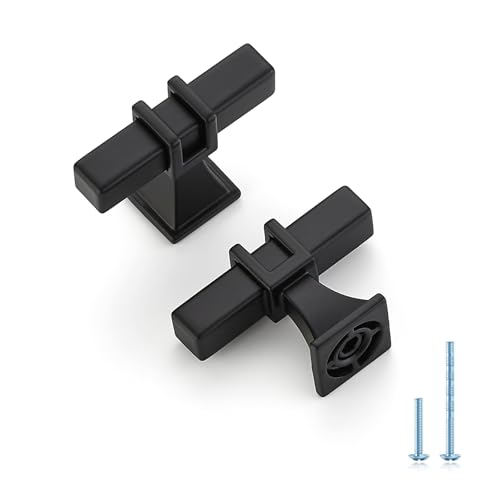 HOME EDIT Matte Black Pulls Cabinet Handles Single Hole 10 Pack - color: Matt Black, size: Single Hole