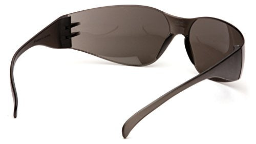 Pyramex Intruder Safety Eyewear Clear Frame Full Foam Padding Clear Anti-Fog Lens - color: Gray Anti-fog Lens/ Gray Frame, style: Standard