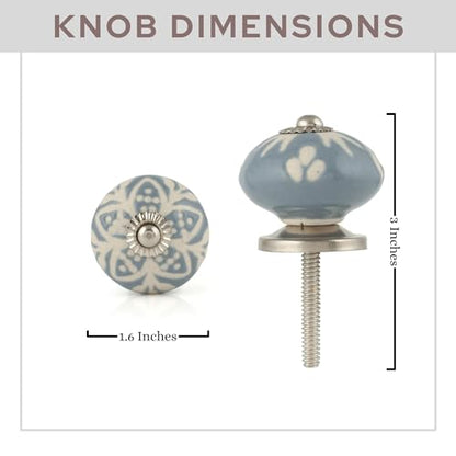 Cabinet Knobs and Pulls for Dresser Drawers - Pack of 12 - color: Gray