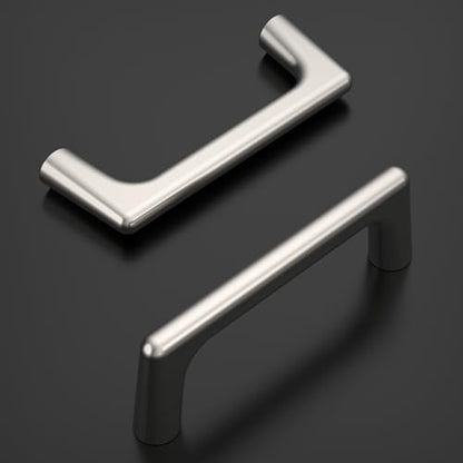 Amerdeco 10 Pack Brushed Satin Nickel Cabinet Pulls 3" - color: Brushed Satin Nickel, size: 3" hole center