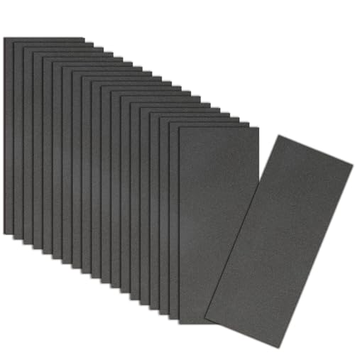 21-Sheets 1000 Grit Sandpaper, 9 x 3.6 Inch Wet Dry Sand Paper Assortment Pack, Silicon Carbide Abrasive Sanding Sheets for Automotive Car Paint Metal Wood Furniture Crafts Polishing - size: 9x3.6 inch, style: 1000Grit 21 Pcs
