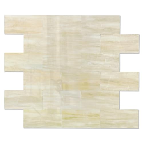 2026 New Upgrade Peel and Stick Backsplash Tile, Peel and Stick Wall Tile for Kitchen, Bathroom, Fireplace, Laundry (Light Orange, 10 Packs) - color: Light Orange