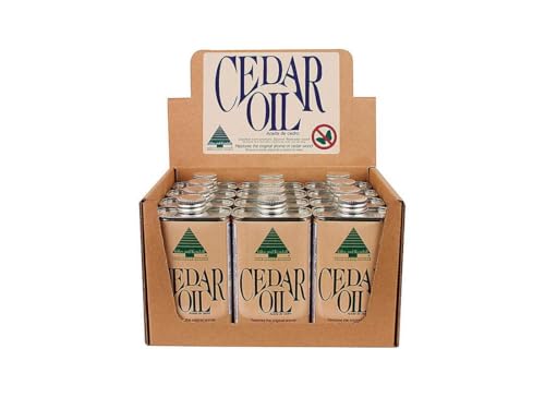 Giles & Kendall Low Luster Clear Oil-Based Cedar Oil 8 oz.