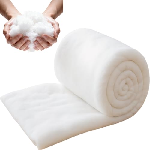 Upholstery Batting, Dacron Polyester Cushion Wrap for Foam Padding, Cushions & DIY Upholstery Projects (36" Wide × 5 Yards)