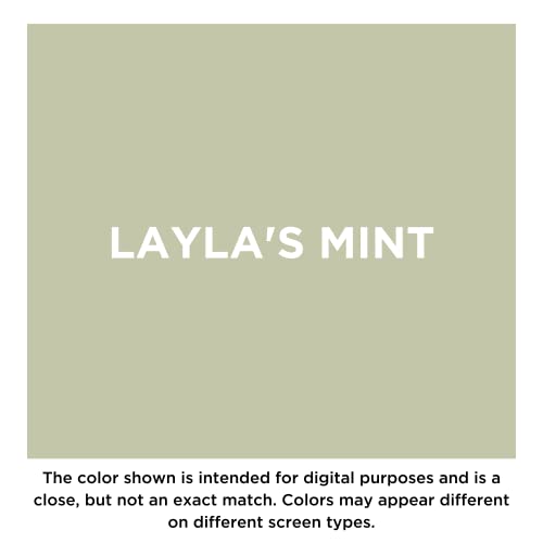 Miss Mustard Seed's Milk Paint for Furniture, Cabinets & Wood, Layla's Mint, Sample - color: Layla's Mint, size: 1 Ounce (Pack of 1)