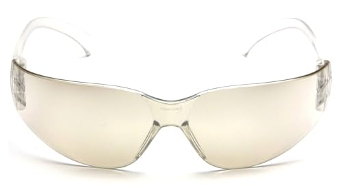 Pyramex Intruder Safety Eyewear Clear Frame Full Foam Padding Clear Anti-Fog Lens - color: I/O Lens/ Clear Frame, style: Standard