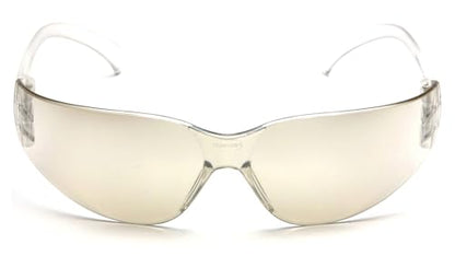 Pyramex Intruder Safety Eyewear Clear Frame Full Foam Padding Clear Anti-Fog Lens - color: I/O Lens/ Clear Frame, style: Standard