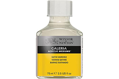 Winsor & Newton Galeria Acrylic Satin Varnish, 2.5-oz (75ml) Jar - color: Satin Varnish, style: 2.5-oz