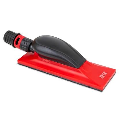 ZETA Dust-Free Multi Hole Vacuum Hand Sanding Block - Hook & Loop Backing (2.75" x 8") - size: 2.75" x 8"