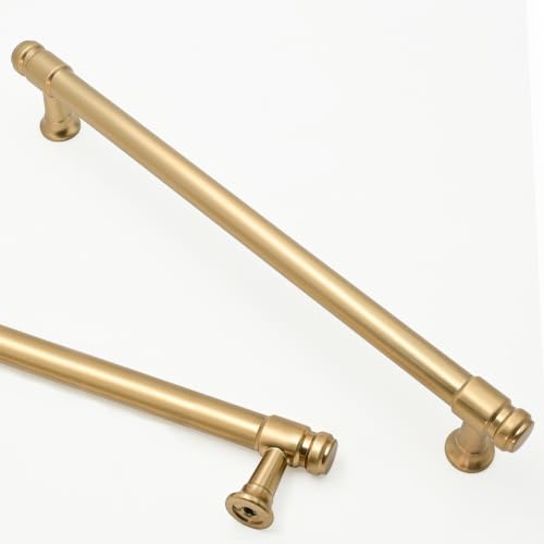 Asidrama 10 Pack 7.5 Inch Champagne Bronze Kitchen Cabinet Handles - color: Champagne Bronze, size: 7.5" Hole Center(192mm)