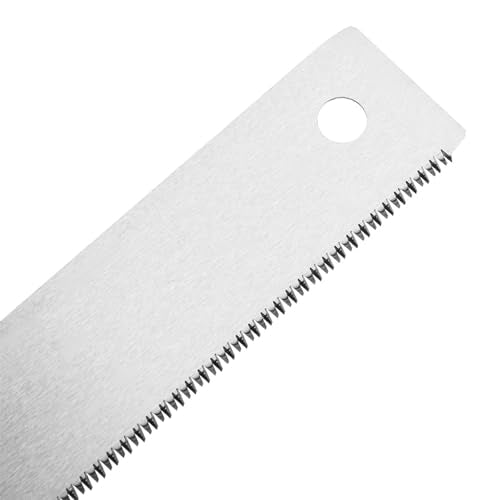 Small Hand Saw, Beech Wood Handle, Flush Cut Tool, 12 Inch Precision Trim Tool for Carpentry, Garden and Outdoor