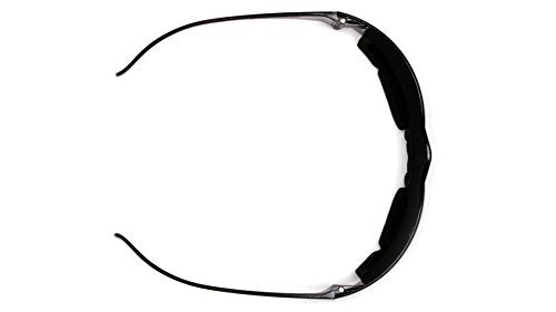 Pyramex Intruder Safety Eyewear Clear Frame Full Foam Padding Clear Anti-Fog Lens - color: Clear Anti-fog Lens/ Clear Frame, style: Full Foam Padding