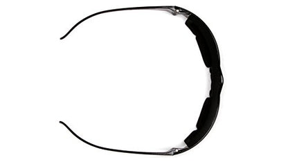 Pyramex Intruder Safety Eyewear Clear Frame Full Foam Padding Clear Anti-Fog Lens - color: Clear Anti-fog Lens/ Clear Frame, style: Full Foam Padding