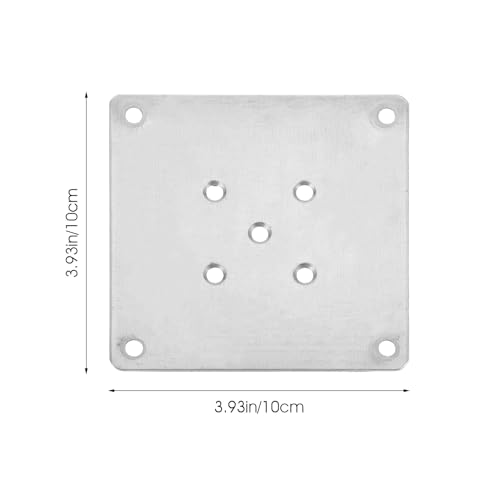 Mounting Plates for Furniture Legs: 8 PCS Table Leg Mounting Plate Furniture Leg Attachment Plates Flat Connector Attachment Bracket Base for Sofa Cabinet Chair Seat Repair Replacement