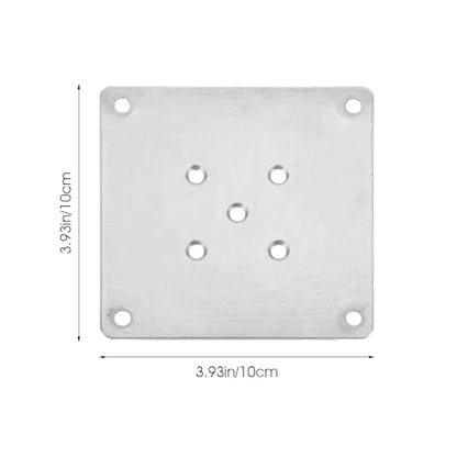 Mounting Plates for Furniture Legs: 8 PCS Table Leg Mounting Plate Furniture Leg Attachment Plates Flat Connector Attachment Bracket Base for Sofa Cabinet Chair Seat Repair Replacement