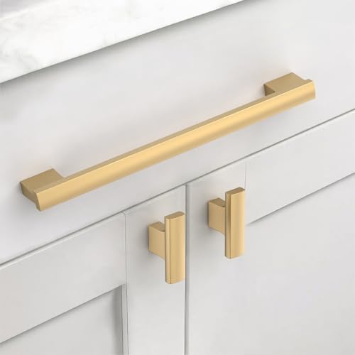 Champagne Bronze Cabinet Handles Kitchen Pulls 10 Inch 12 Pack - color: Champagne Bronze, size: 10 Inch Hole Center