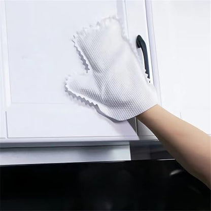 20 Pcs Home Dust Removal Gloves, Non Woven Gloves, Dry And Wet Dual-Purpose Cloth, Household Dishwashing And Dust Removal Cloth,Microfiber Fish Scale Cleaning Duster Glove, Disposable Cloth Gloves