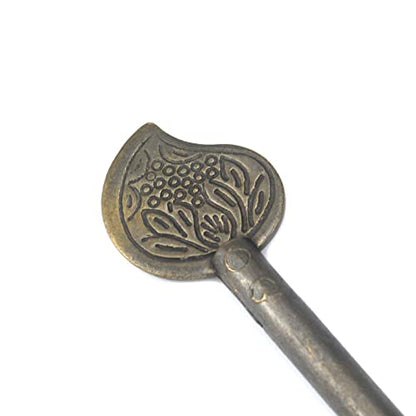 Crapyt Door Lock Latch, L8.6cm/3.39", Bronze Antique Chinese Style, 2 PCS