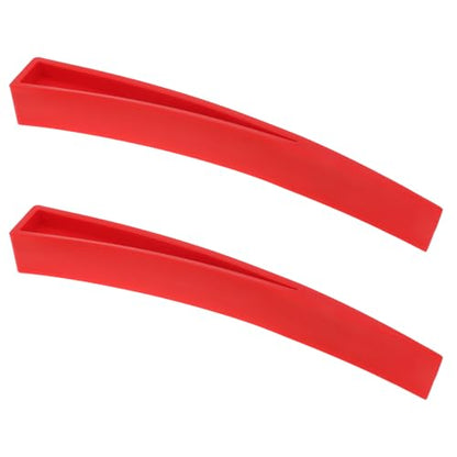 4PCS Window Curved Dent Repair Tools, Car Body Repair Plastic Wedge DIY Plastic Chisel Scraper Car Door Unlocking Kit, Red and Green Lacquer Free Dent Repair Tool