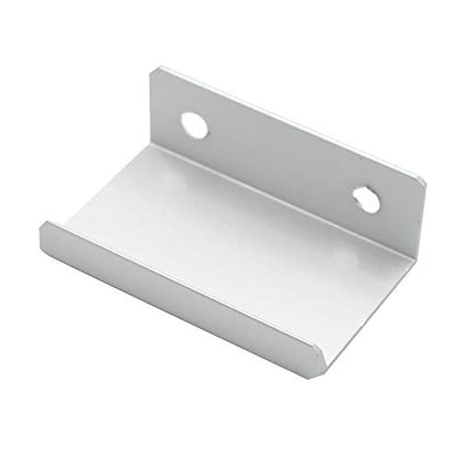 1.97 Inch Finger Pull 6Pcs, 1.26 Inch Hole Centers, Aluminum Alloy, Silver - color: Silver, size: 50mm/1.97", style: Straight Edge