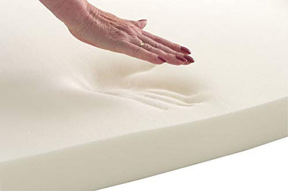 AK TRADING CO. Premium Upholstery Visco Memory Foam Cushion - Perfect for Couch and Sofa, Chair and Seat Cushions, Bench Cushions, Bed Padding, Furniture, DIY - Memory Foam Sheet (2" x 24" x 72") - size: 2" x 24" x 72"