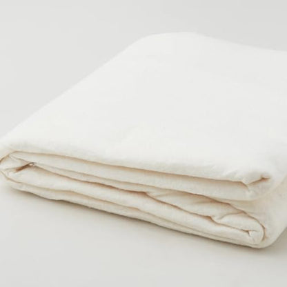 Quilt Batting for Throw Blankets, 65" x 72" | 100% Cotton – No Poly Scrim or Resin | Medium Weight Batting Roll for Stuffing Blankets and Quilting Supplies - size: Throw
