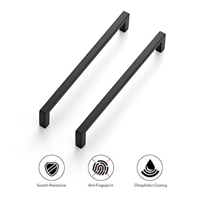 Ravinte Matte Black Cabinet Pulls Slim Cabinet Handles 6-1/4 Inch 30 Pack - size: 6-1/4" Hole Center