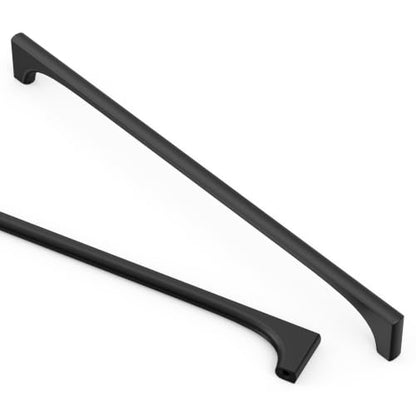 Asidrama 10 Pack 10 Inch(254mm) Matte Black Cabinet Pulls Kitchen Cabinet Handles Black Kitchen Cabinet Hardware for Cupboard Drawer 2321 - color: Matte Black, size: 10" Hole Center, style: 10 Pack