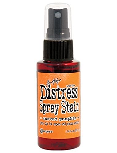 Tim Holtz Distress Spray Stain, 1.9 oz, Carved Pumpkin - color: Carved Pumpkin