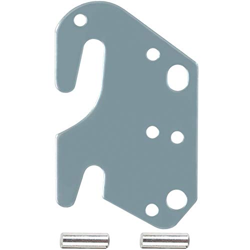 CAFORO Universal Wood Bed Rail Hook Plates - Set of 1 - color: Set of 1