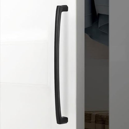 10 Pack 12.6 Inch Matte Black Kitchen Cabinet Handles - color: Matte Black, size: 12-3/5" Hole Center（320mm）