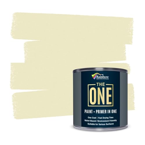 THE ONE All-In-One Paint & Primer - Black Satin, 8.5 Fl Oz/250ml Sample | 1 Coat Formula | Easy Indoor & Outdoor Decorating for Home & Garden Walls, Floors & Furniture | Water-Based & Low VOC - color: Black, size: 8.5 Fl Oz (Pack of 1)