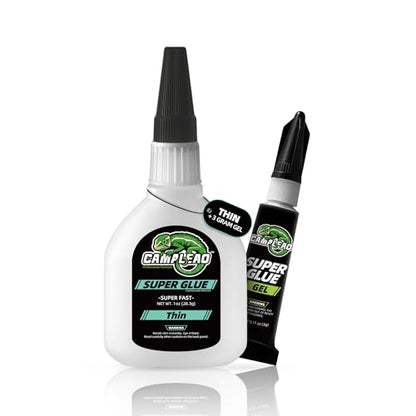 Thin Super Glue Liquid 1 oz with 3 Gram Gel for Plastic Ceramic Wood Glass - size: 1 oz., style: THIN VISCOSITY