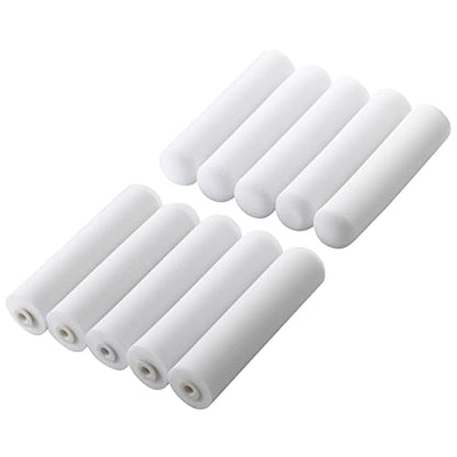 KUPOO 6" Foam Paint Roller Covers High-Density Sponge Refills,Pack of 10 - size: 6 inch Foam Covers