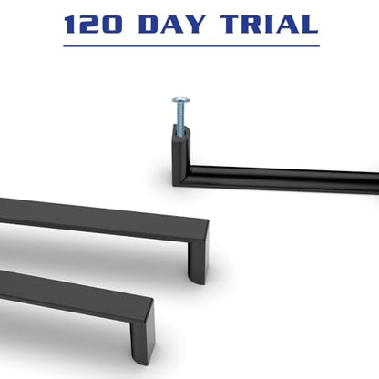10 Pack 3 Inch Matte Black Cabinet Pulls, Black Kitchen Hardware - color: Matte Black, size: 3"/76MM Hole Center, style: 10 Pack