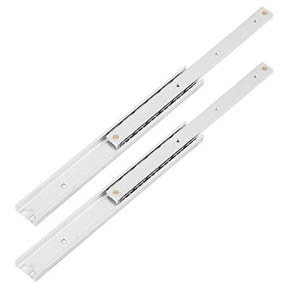 2pcs/ Set Mini Drawer Slides,Soft Close Ball Bearing Drawer Runners, Aluminum Alloy Smooth Slideway Sliding Drawer Drawer Cabinet Rail Hardware (140mm)