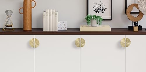Goo-Ki 2.5''(64 mm) Hole Centers Luxurious & Sturdy Zinc Alloy Cabinet Handls,Polished Gold Cabinet Pulls for Kitchen,Drawer,Cupboard & Wardrobe,6 Pack - color: Polished Gold, size: 2.5'' Hole Centers