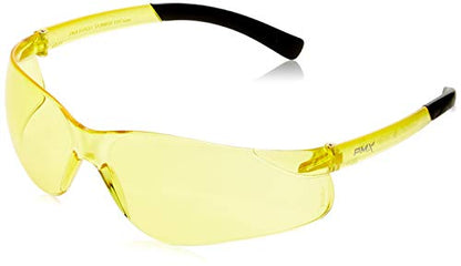 Pyramex Ztek Safety Glasses ANSI Z87+ - color: Amber Lens/ Amber Frame With Dp1000 Earplugs, size: One Size (Single)