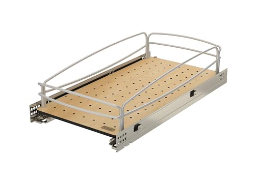Rev-A-Shelf Pullout Organizer w/Soft-Close, Min Opening Width 11" - size: 15" Cabinet
