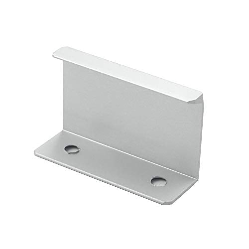 1.97 Inch Finger Pull 6Pcs, 1.26 Inch Hole Centers, Aluminum Alloy, Silver - color: Silver, size: 50mm/1.97", style: Straight Edge
