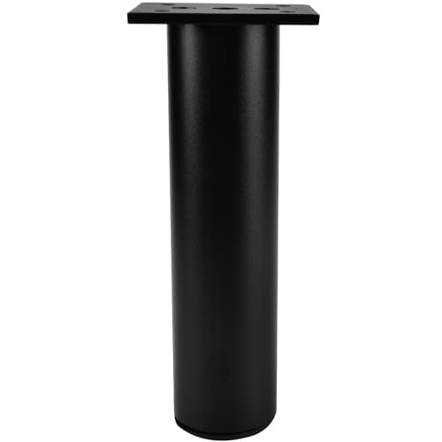 6 Inch Aluminium Alloy Metal Furniture Legs, Set of 4 Round Black - color: Gold, size: 6"/15cm