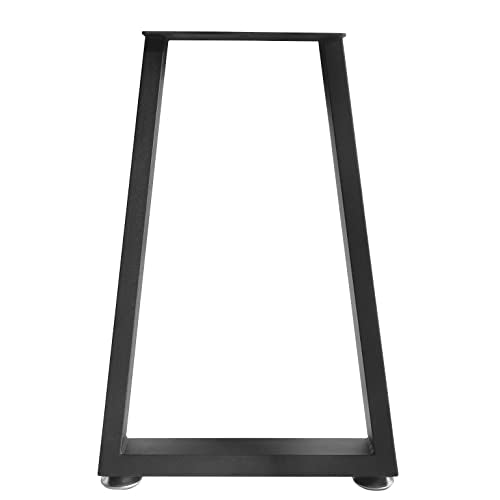 16" Metal Furniture Legs with Adjustable Feet - Desk, Coffee Table, Bench Legs, DIY for Side Table, Nightstand, Chair - U-Shaped 16"x11" - color: U, size: 16