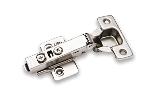 Berta 10-Pack Full Overlay Frameless Soft-Close European Hinges, 110° 3D Adjustable, Clip-On Concealed Kitchen Cabinet Door Hinges with Screws - Ideal for Modern Cabinets - size: 10 Pieces
