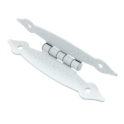 Murtenze 3.5 Inch White Antique H Hinges, 12 Pack - color: White-12PCS