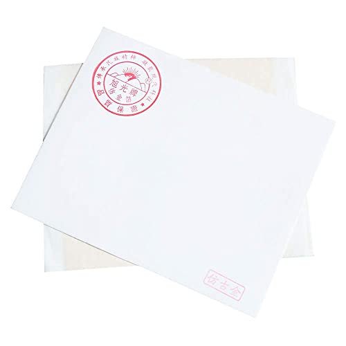 KINNO Imitation Gold Leaf Sheets 100 PCS Antique Gold, 5.1 by 5.3 Inches - color: antique gold
