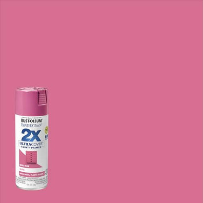 Rust-Oleum 334025 Painter's Touch 2X Ultra Cover Spray Paint, 12 oz, Gloss Berry Pink (Pack of 4) - color: Gloss Berry Pink, size: 12 Ounce (Pack of 4)
