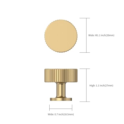 Asidrama 10 Pack Champagne Bronze Kitchen Cabinet Knobs - color: Champagne Bronze