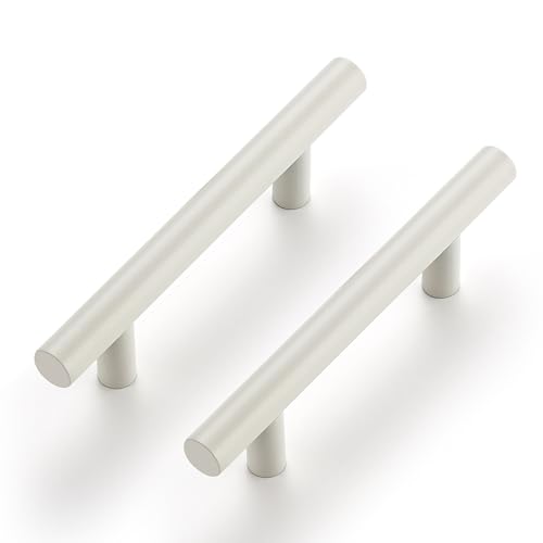 Ravinte Cabinet Handles,5" Length,3" Hole Center,White,3 Pack - color: White